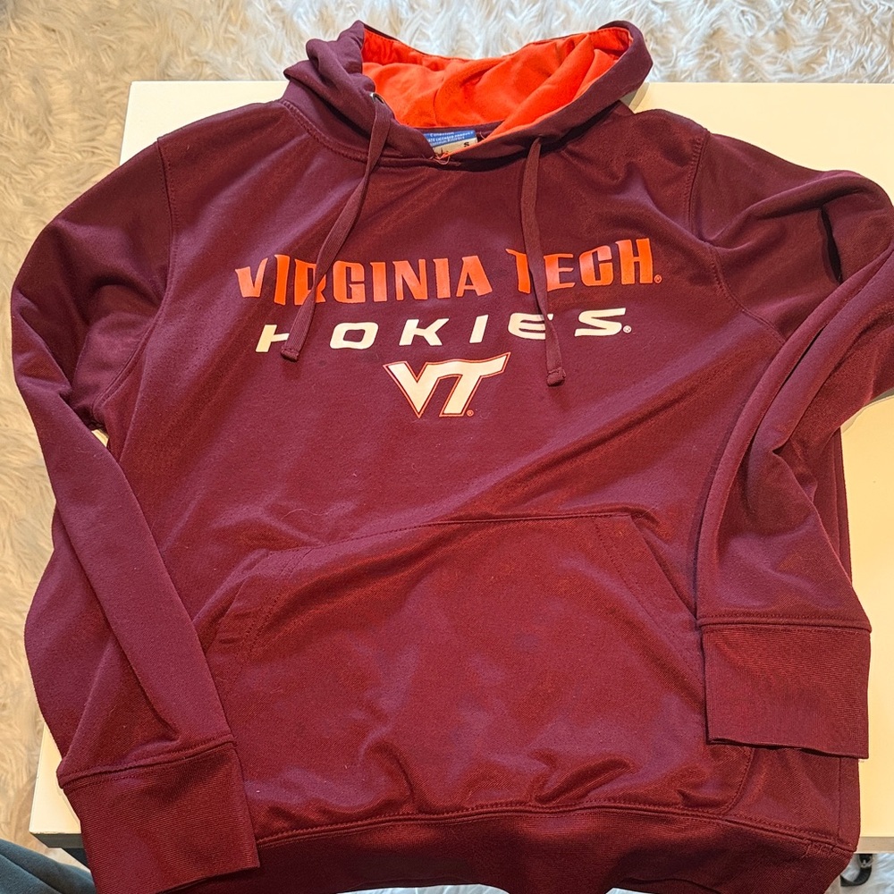 Campus Heritage Maroon and Orange Virginia Tech Sweater